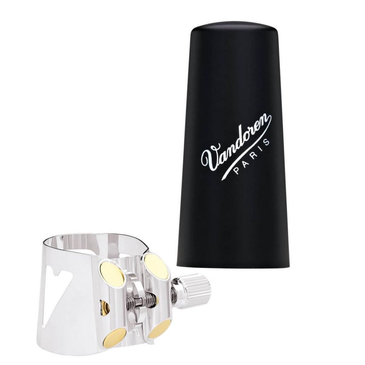 VANDOREN Ligatur og Cap Optimum Eb-Klarinett LC02P