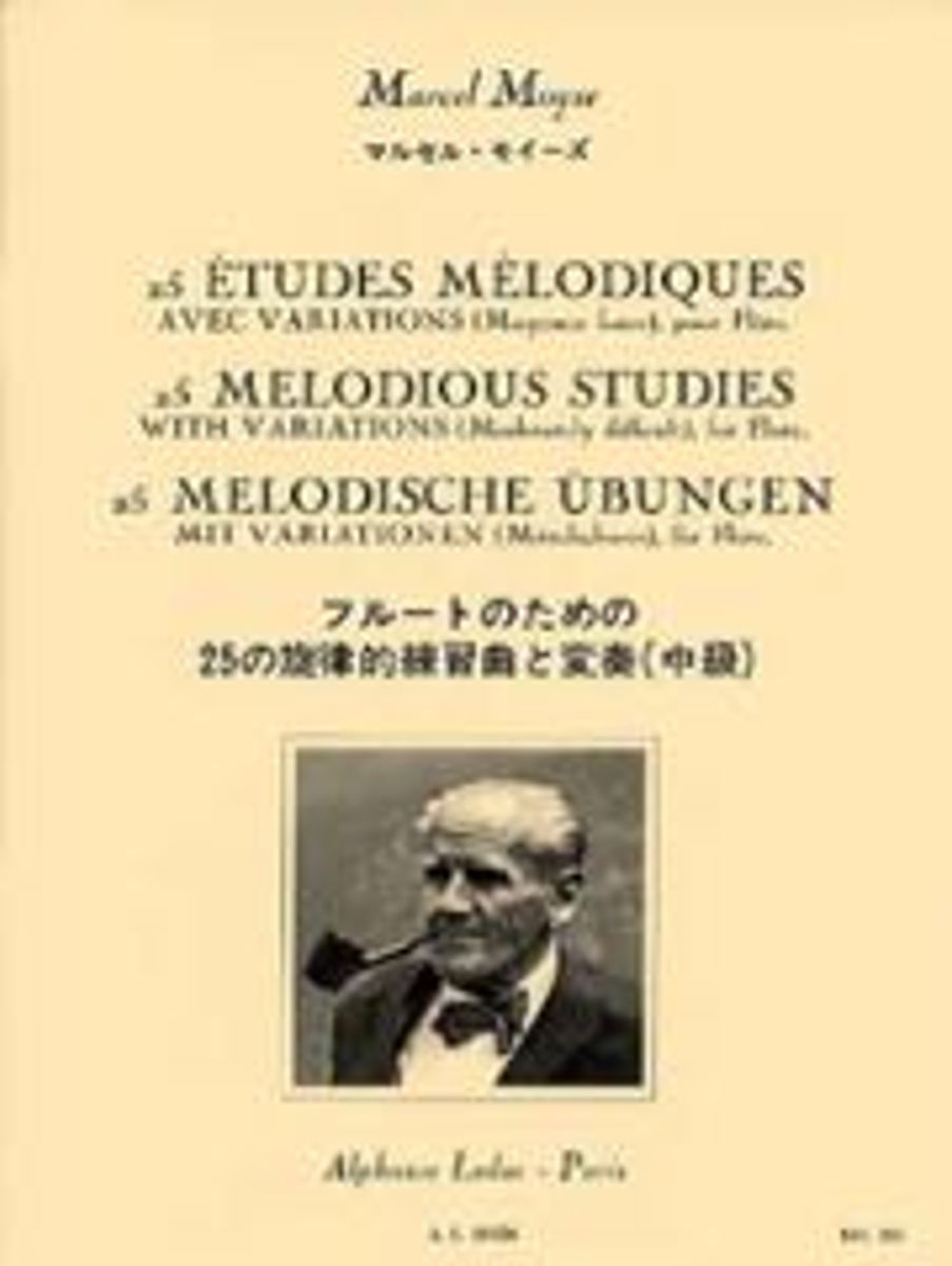 25 etudes melodiques pour flute Moyse, M.