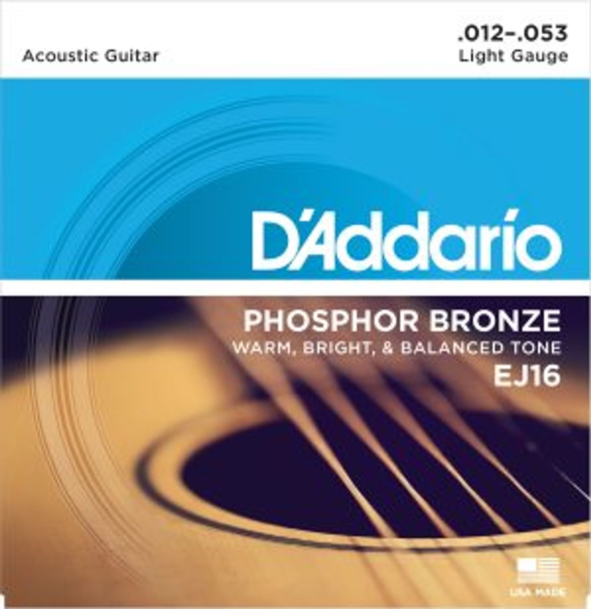 DADDARIO Strengesett for Akustisk Gitar EJ16