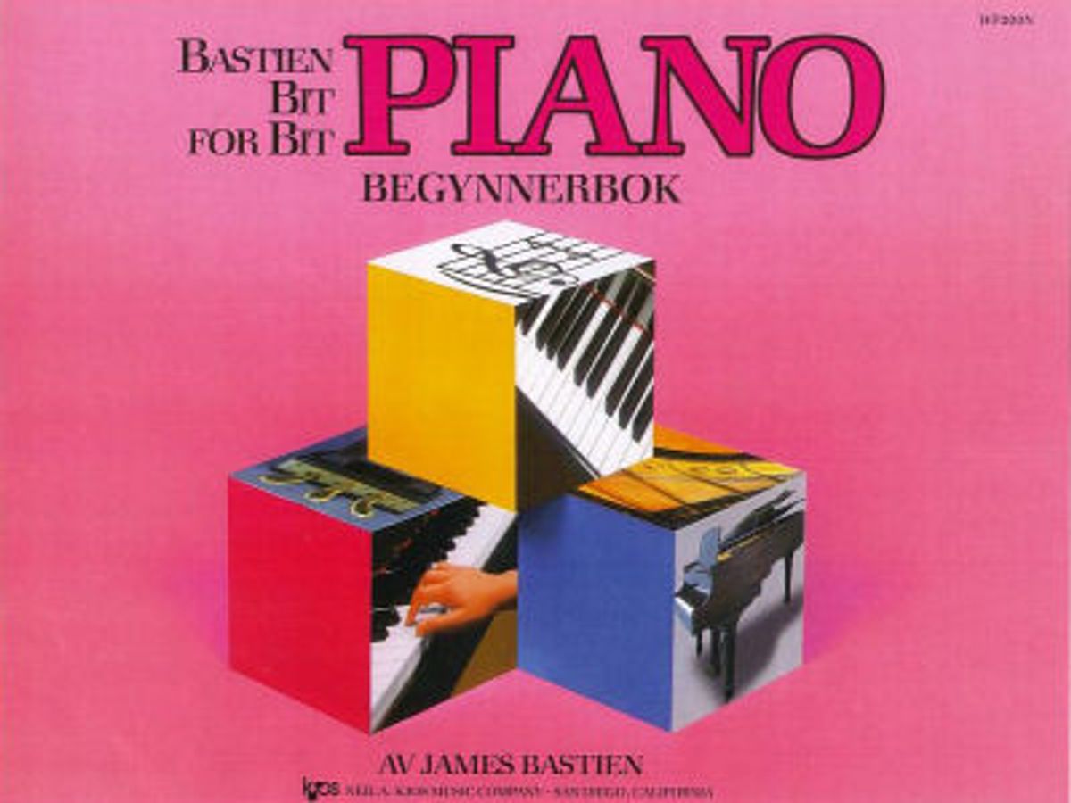 BASTIEN Bit for Bit Pianoskole Begynnerbok